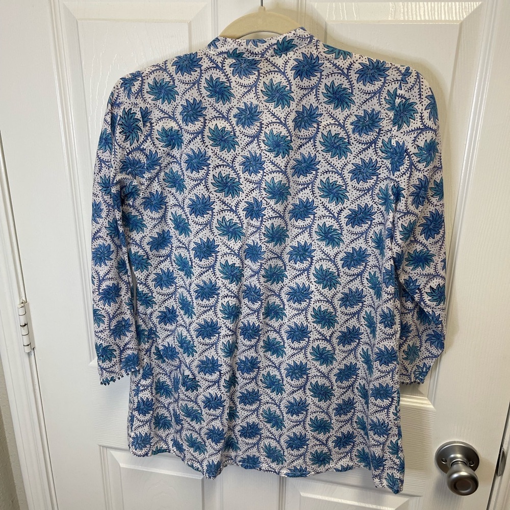 Roberta Roller Rabbit Pattern Beaded Blouse - image 5